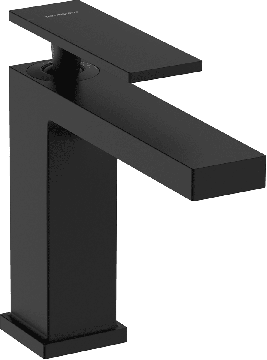 Hansgrohe Tecturis E - Páková umývadlová batéria 110 EcoSmart+, čierna matná 73011670