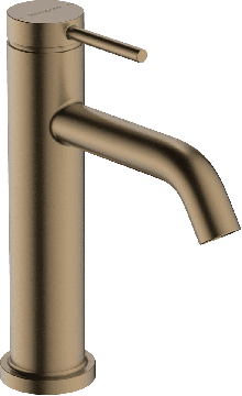 Hansgrohe Tecturis S - Páková umývadlová batéria 110 EcoSmart+ bez odtokovej súpravy, kartáčovaný bronz 73311140
