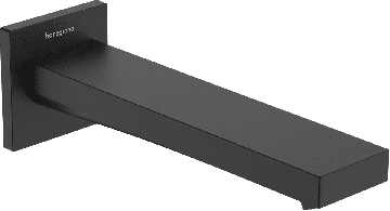 Hansgrohe Tecturis E - Vaňový výtok, čierna matná 73410670