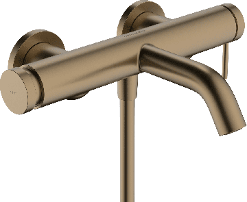 Hansgrohe Tecturis S - Páková vaňová batéria nástenná, kartáčovaný bronz 73422140