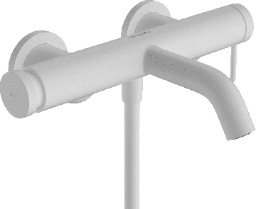 Hansgrohe Tecturis S - Páková vaňová batéria nástenná, biela matná 73422700