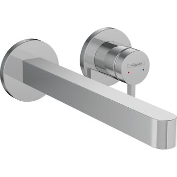 Hansgrohe Finoris - Páková umývadlová batéria pod omietku, výtok 228 mm, chróm 76050000