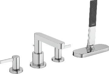 Hansgrohe Finoris - 4-otvorová batéria na okraj vane, chróm 76444000