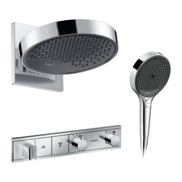 Hansgrohe Rainfinity SET - Sprchový systém pod omietku, komplet, chróm