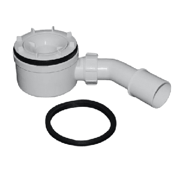 Hüppe EasyFlat - Odtoková súprava pre sprchovú vaničku bez krytky, 200374000