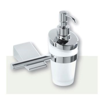 IVAB IDEA - Dávkovač tekutého mydla nástenny, matné sklo IBIDE16