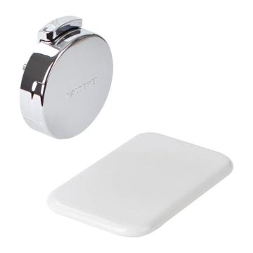 Kaldewei Comfort Level - Vypúšťací a prepadový sifón na vaňu Asymmetric Duo, krytka ovládania chróm 689710540999