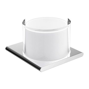 Keuco Edition 400 - Nástenný dávkovač tekutého mydla 150 ml, matné sklo/chróm 11552019000