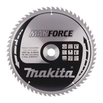 Makita B-08545 - KOTÚČ PÍLOVÝ 355 x 30 mm 60 z