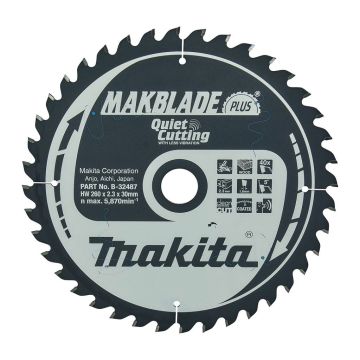 Makita B-32487 - KOTÚČ PÍLOVÝ 260 x 30 mm 40 z