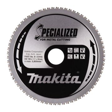 Makita B-33445 - KOTÚČ PÍLOVÝ 185 x 30 mm 70 z