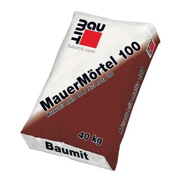 Baumit Murovacia malta 100 – Vápennocementová murovacia malta s pevnosťou 10 MPa - 40 kg