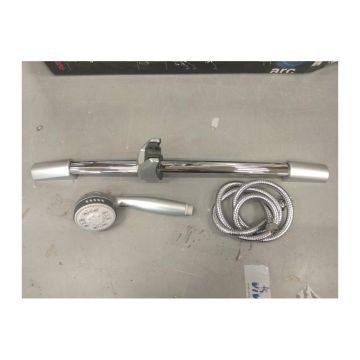 Sanicro sprchový komplet Arc, 5-polohová ručná sprcha, matný chróm, SC086.33