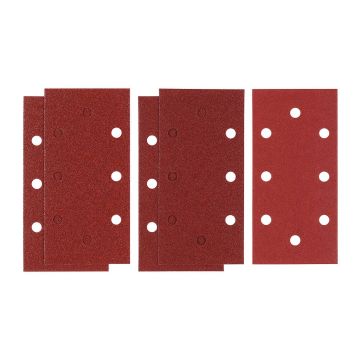 Stanley STA31532 - Papier brúsny dierovaný 93×190mm 2×P80, 2×P120, 1×P240, suchý zips