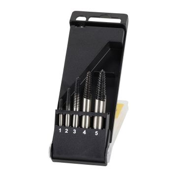 Stanley STA57000 - Vyťahovač zalomených skrutiek, Ø1-2-3-4-5mm, sada 5ks