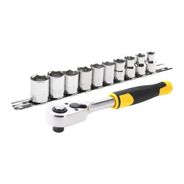 Stanley STMT82670-0 - Súprava 3/8" ráčny s 12-hrannými hlavicami