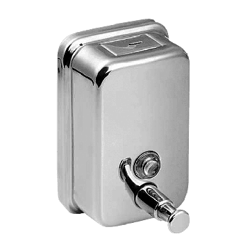 Sanela - Nerezový dávkovač tekutého mydla, obsah 1,25 l, povrch lesklý