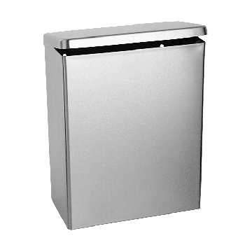 Sanela - Nerezový kôš na hygienické potreby 4,5 l, povrch matný