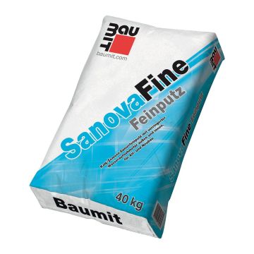 Baumit Sanova Fine – Jemná sanačná štuková omietka - 40 kg