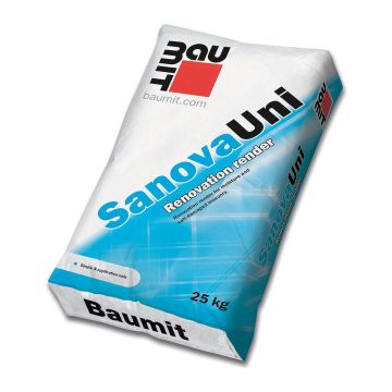 Baumit Sanova Uni – Jednovrstvová sanačná omietka - 25 kg