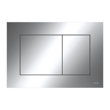 TECEnow - Plastové ovládacie tlačidlo pre WC, lesklý chróm 9240401