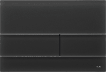 TECEsquare - Ovládacie tlačidlo pre WC, saténové čierne sklo 9240825