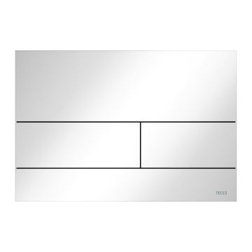 TECEsquare - Kovové ovládacie tlačidlo pre WC, lesklá biela 9240832