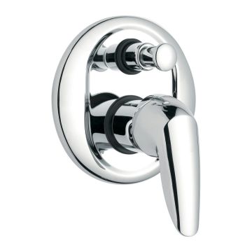 Teorema Talia - vaňová batéria pod omietku, komplet, chróm 56010