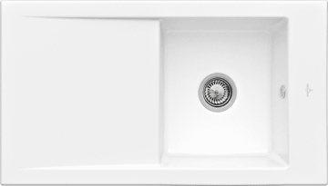 Villeroy & Boch Timeline 50 - Keramický vstavaný drez 900x510 mm, alpská biela CeramicPlus 330701R1