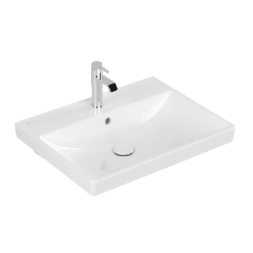 Villeroy & Boch Avento - Umývadlo 600x470 mm s prepadom, alpská biela 41586001