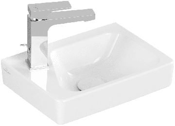 Villeroy & Boch Architectura - Umývadielko 360x260mm s prepadom, pravé, alpská biela 43853601