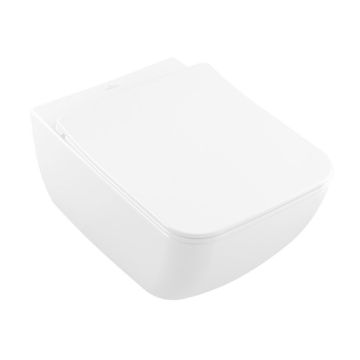 Villeroy & Boch Venticello Combi-Pack - SET Závesné WC + sedátko SlimSeat Line SoftClosing, alpská biela CeramicPlus 4611RLR1