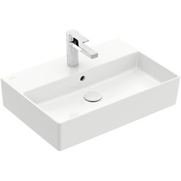 Villeroy & Boch Memento 2.0 - Umývadlo 600x420 mm, brúsené, s prepadom, alpská biela 4A226G01