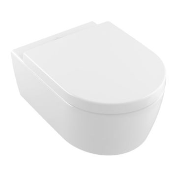 Villeroy & Boch Avento Combi-Pack - SET Závesné WC + sedátko SoftClosing, alpská biela CeramicPlus 5656HRR1