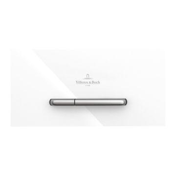 Villeroy & Boch ViConnect - Ovládacie tlačidlo k WC 300G, lesklé biele sklo 922160RE