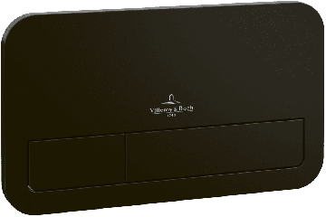 Villeroy & Boch ViConnect - Ovládacie tlačidlo k WC, čierna matná 922490AN