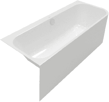 Villeroy & Boch Architectura - Vaňa ku stene 1700x750mm, ľavá, alpská biela UBA170ARE9CL00V-01