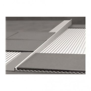 Nerezová lišta pre vyspádovanie podlahy, hrúbka 12 mm, dĺžka 1000 mm, ľavá