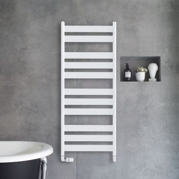 Zehnder Zeta - Radiátor 1200x600 mm, pre teplovodnú alebo kombinovanú prevádzku, biela ZET-120-060