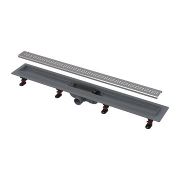 AlcaPlast APZ9-950M - Podlahový žľab s okrajom pre perforovaný rošt