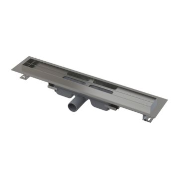 AlcaPlast APZ106-850 - Podlahový žľab s okrajom pre plný rošt