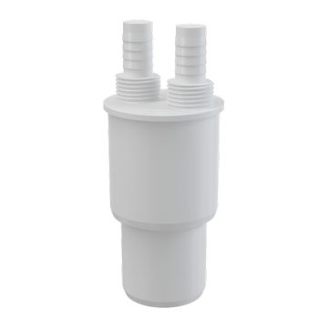 AlcaPlast AKS6 - Redukcia napojenia HT 40/50 × G 1/2" pre sifóny pre odkvapkávajúci kondenzát