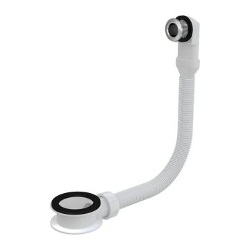 AlcaPlast A328CR - Umývadlový prepad pre umývadlá bez integrovaného prepadu, chróm