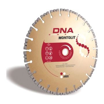 Montolit LX350 – Segmentový diamantový kotúč DNA na stavebné materiály, Ø350mm, mokré/suché rezanie