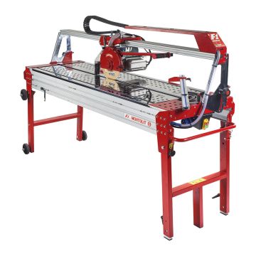 Montolit F1-151 – Elektrická píla BROOKLYN, vodou chladená, dĺžka rezu 151cm, jolly 45°, nastaviteľná výška kotúča, motor 2,2kW, kotúč SCX250