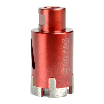 Montolit FT-S40 – Diamantová korunka Killer na suché vŕtanie, na uhlovú brúsku, keramika/slinutá dlažba (gres)/kameň, Ø40mm