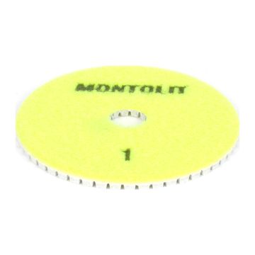 Montolit PDR1 – Leštiaci diamantový kotúč na keramiku a kameň, Ø100mm, suchý/mokrý, na unašeč PDR