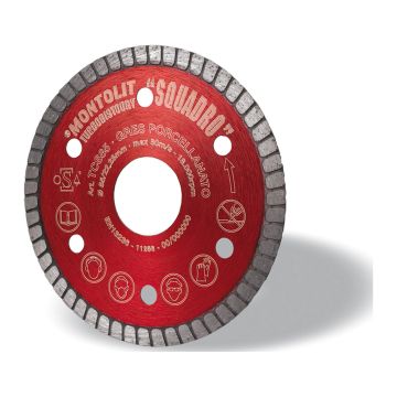 Montolit TCS85 – TURBO diamantový kotúč na malé pravouhlé výrezy v obkladoch a dlažbe, mokrý/suchý rez, Ø85mm