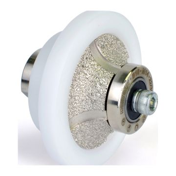 Montolit B10 – Diamantová brúsna fréza MONDRILLO na zaoblenie hrán do oblúka, mokré/suché brúsenie